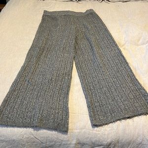 Knit wide leg pants, very warm and cozy